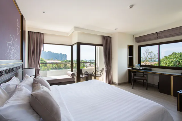 غرفة ديلوكس بسرير مزدوج بإطلالة على البحر، Krabi Heritage Hotel 1/6