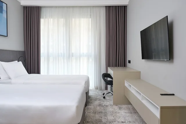 شقة بسريرين كينج بغرفتي نوم، Stylo Residence & Suites 4/8