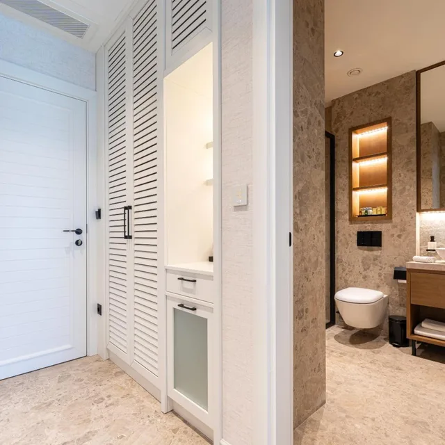 غرفة بسرير مزدوج بإطلالة على البحر، Palazzo Del Mare Essenza 6/6