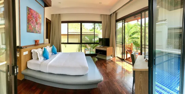فيلا بسرير كينج وسريرين منفصلين بغرفتي نوم بمسبح خاص، Briza Beach Resort 6/10