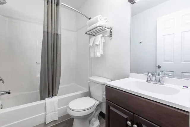 غرفة بسرير مزدوج بمطبخ لذوي الإعاقة، Studio 6 Extended stay Bossier City, LA - Shreveport 9/10