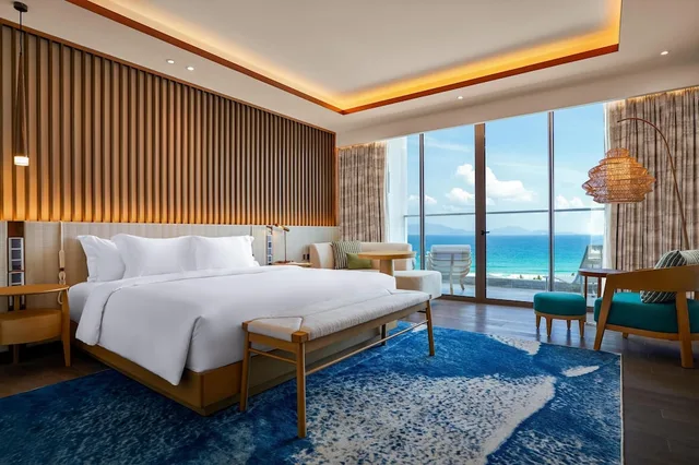 غرفة ديلوكس بسريرين منفصلين بإطلالة على البحر، Radisson Blu Resort Cam Ranh 2/10