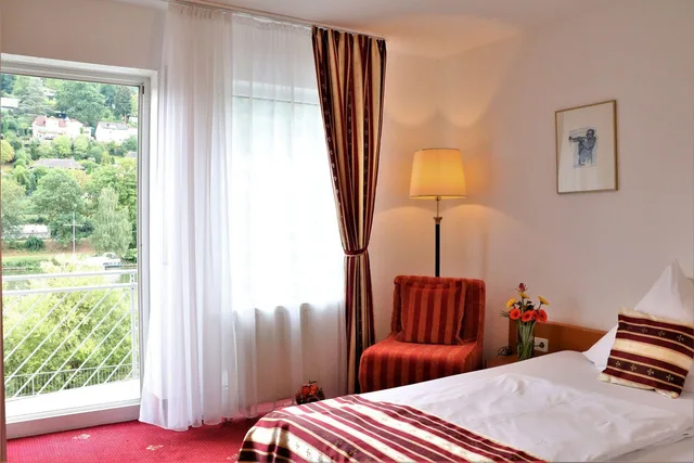 غرفة ديلوكس بشرفة مفردة بسرير فردي، Hotel Neckarlux Formerly Ambiente Hotel 2/2