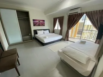 بنتهاوس بسريرين كوين بغرفتين، Tiara Desaru Seaview Residence 1/1