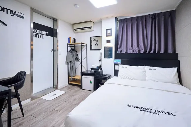 غرفة بسرير مزدوج، Ekonomy Hotel Incheon 2/10