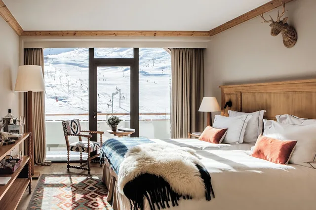 غرفة بريستيج بسرير كوين، ALPES HOTEL PRALONG 1/8