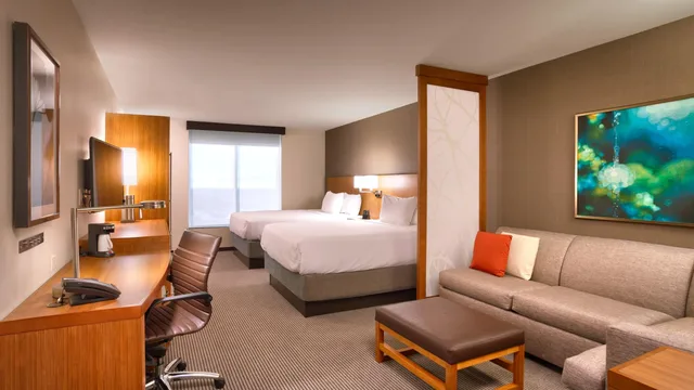 غرفة بسريرين كوين مع أريكة، Hyatt Place Salt Lake City/Lehi 1/1