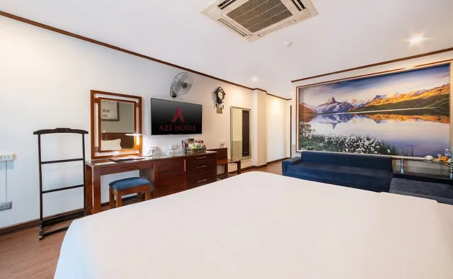 غرفة ديلوكس بسرير كوين، A25 Hotel Phan Chu Trinh 6/8
