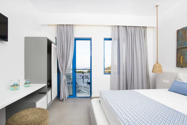 غرفة بانورامية بسرير مزدوج بشرفة، Lindos Portes Suites 4/10