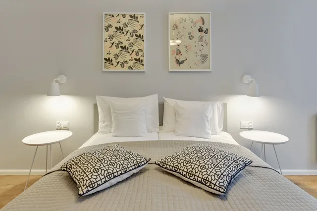 شقة ديلوكس بسرير كوين بشرفة بغرفتي نوم مع أريكة، Grano Apartments 2/2