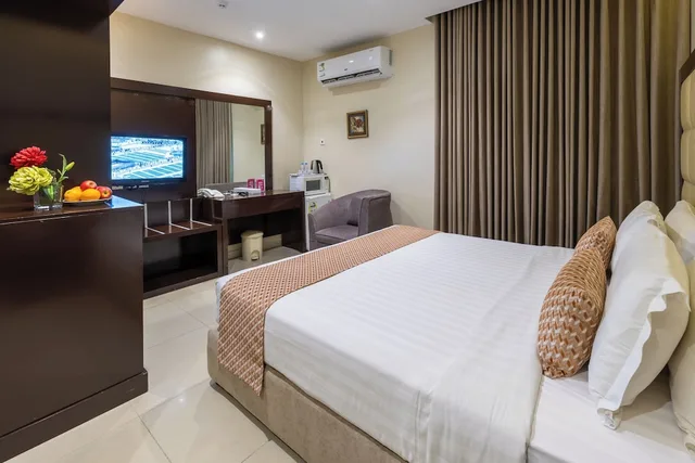 غرفة بسرير كينج، Sama Al Qasr Hotel Apartment Elmohamadia 5/9