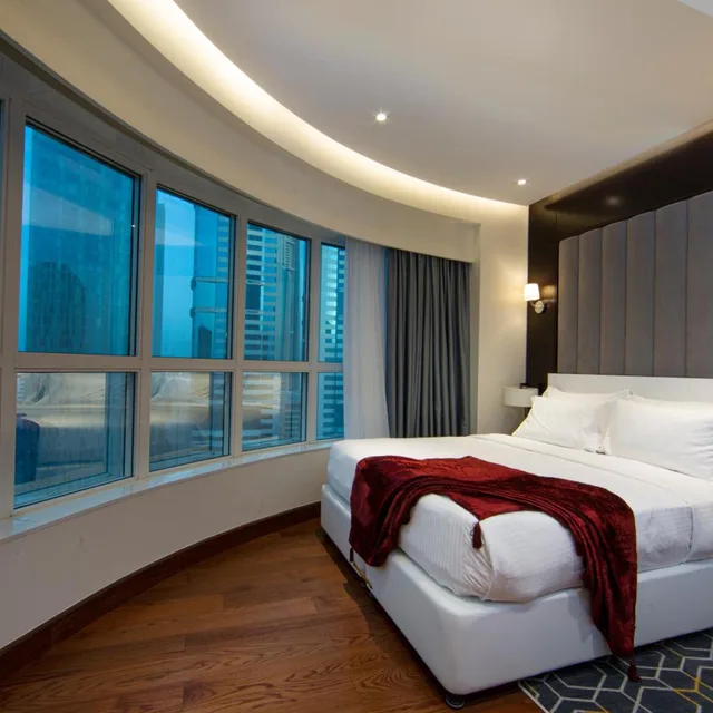 غرفة عائلية بسرير مزدوج، Number One Tower Suites 3/10