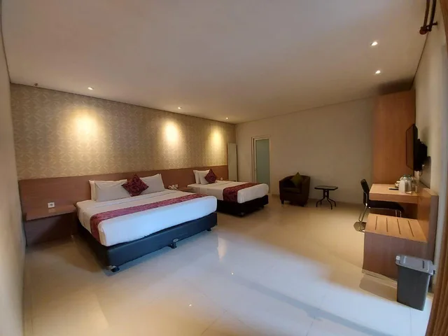 غرفة عائلية بسرير كينج وسرير فردي، Doho Homestay 2/2