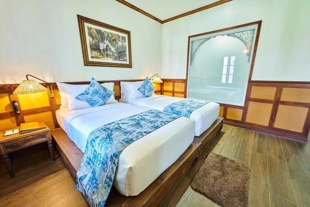 Courtyard, Twin Beds، Mybanlao Hotel 3/10