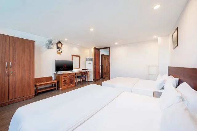 جناح عائلي بسريرين مزدوجين، A25 Phan Dinh Phung Hotel 1/10