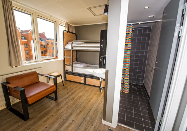 غرفة قياسية رباعية، Generator Hostel Copenhagen 1/2