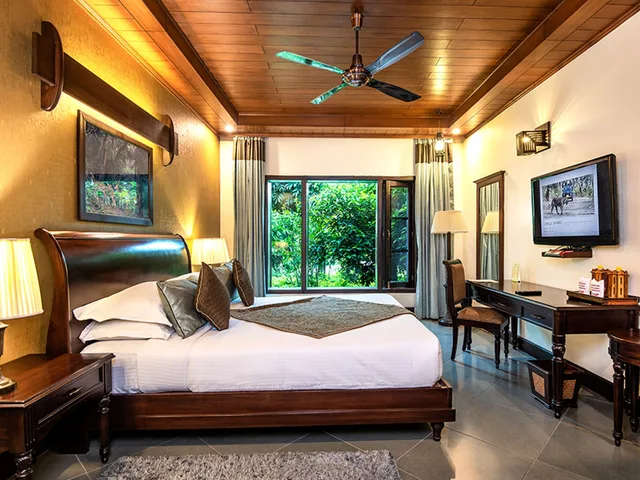جناح عائلي بسريرين كينج مع أريكة، Aahana Resort and Spa- Jim Corbett 3/9