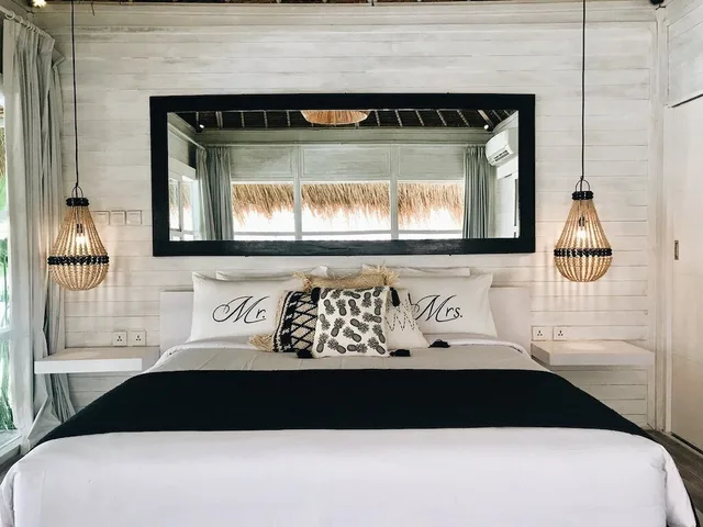 غرفة بسرير كينج بإطلالة على المسبح، White Palm Hotel Bali 1/3