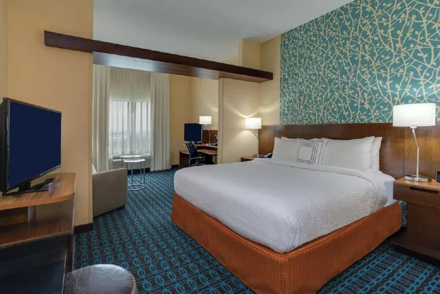 جناح بسرير كينج مع أريكة، Fairfield Inn Suites Fort Lauderdale Pembroke Pines 1/2
