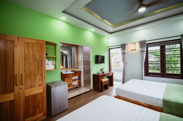 غرفة عائلية بسريرين مزدوجين، Homestay Tue Tam 8/10
