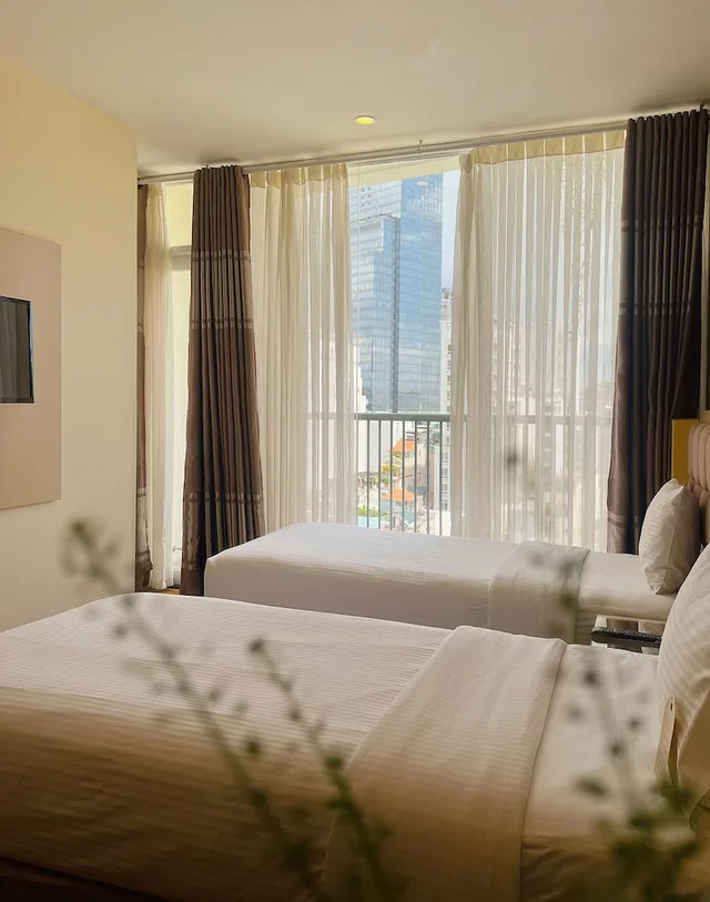 غرفة بريميوم بسريرين منفصلين، GK Central Hotel 7/10
