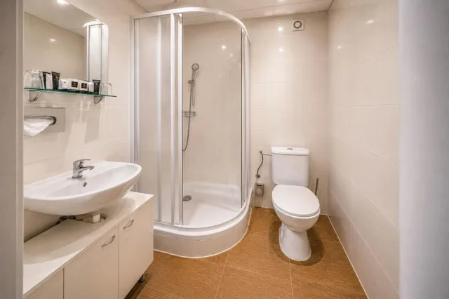 غرفة ثلاثية بسرير كوين وسرير فردي، Hotel Merkur 6/6