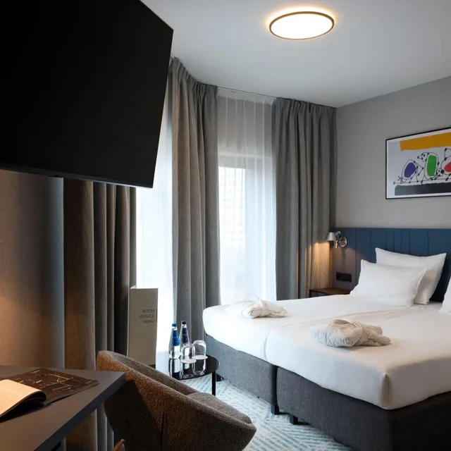 غرفة سوبيريور بسرير مزدوج، Q Hotel Plus Wroclaw 8/10