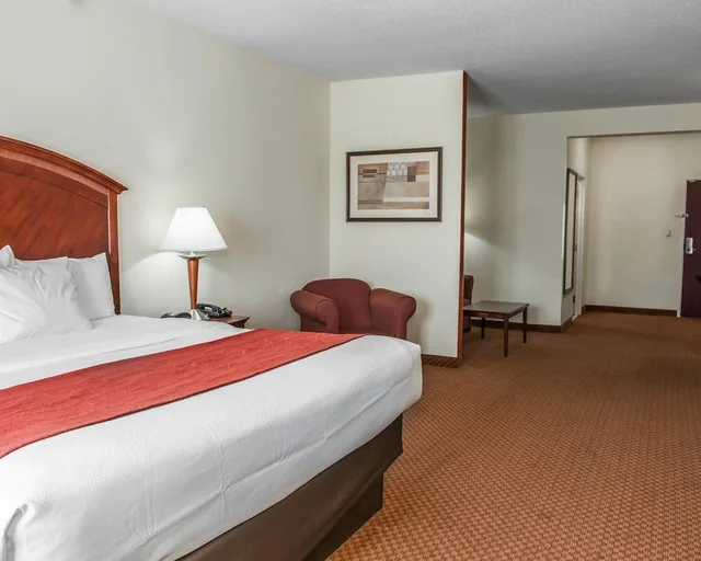 جناح بسرير كينج مع أريكة، Comfort Suites near Indianapolis Airport 1/6