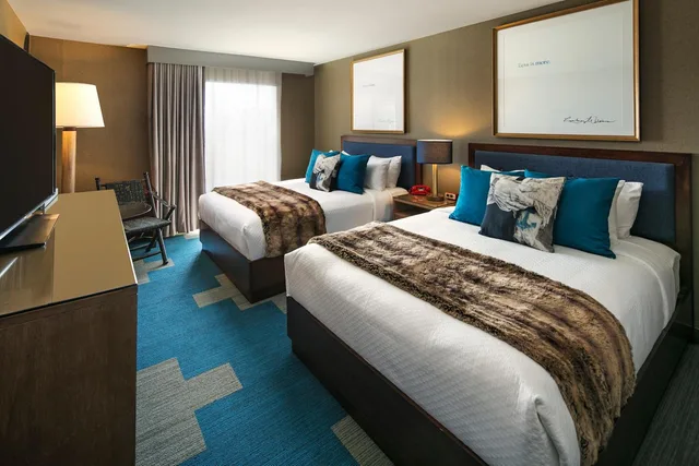 غرفة بسريرين كوين بإطلالة على المدينة، Hotel Hermosa 2/4