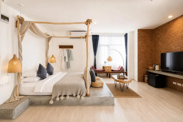 غرفة عائلية بحوض استحمام، Yolo Bangkok Boutique Hotel 7/9