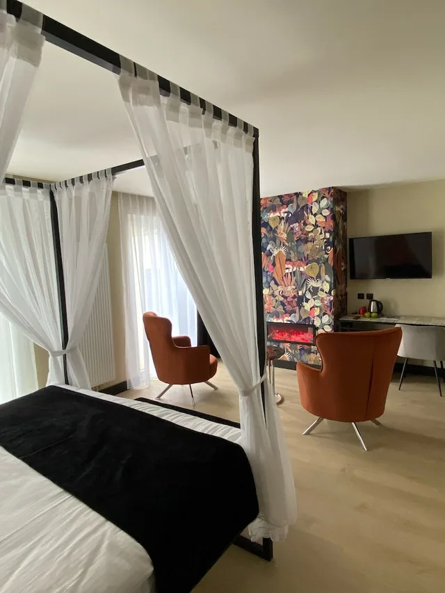 جناح بسرير كينج بجاكوزي، Alp de Veenen Hotel 1/4