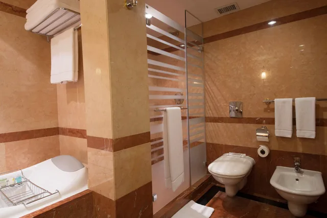 غرفة بريميوم بسرير كينج بإطلالة على المسبح، Holiday Inn Al Thuraya City 10/10