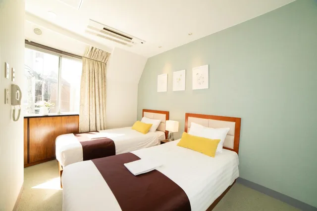 غرفة بسريرين منفصلين للمدخنين، Tabata Oji Hotel 1/1