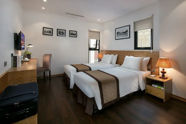 غرفة سوبيريور بسريرين منفصلين، Sunline Paon Hotel 5/6