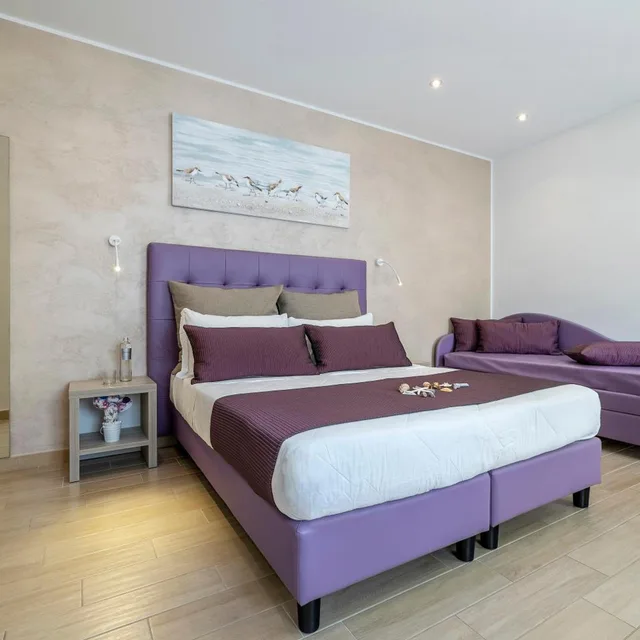 غرفة كبيرة بسرير مزدوج، Hotel Soffio D'estate 5/8