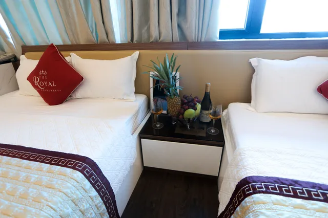 غرفة عائلية بسرير مزدوج وسرير فردي، The Royal Hotel 6/7