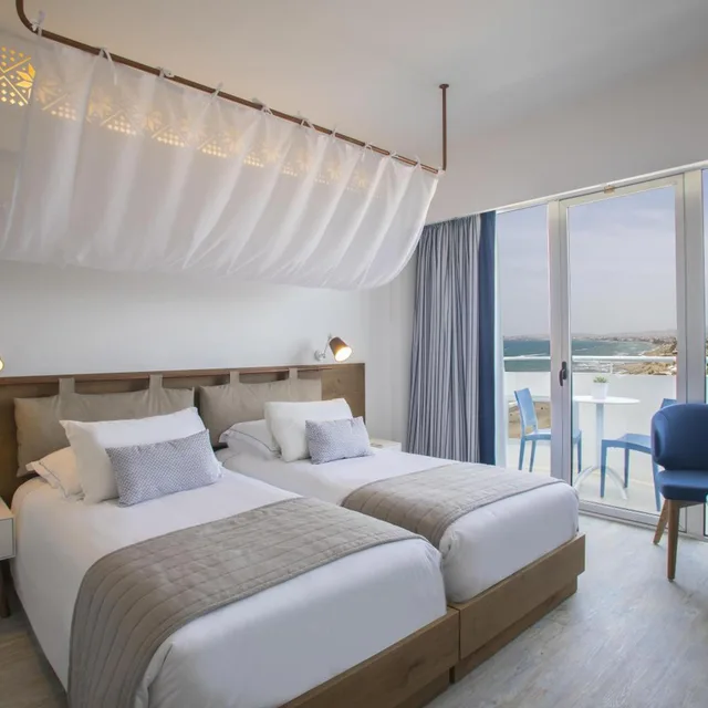 Room, Single, Lateral Side Sea View، Lordos Beach Hotel and Spa 4/9