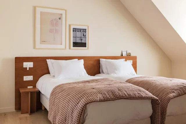 غرفة كومفورت بسرير مزدوج في الملحق، Hotel The Originals de la Paix Beaune 3/6