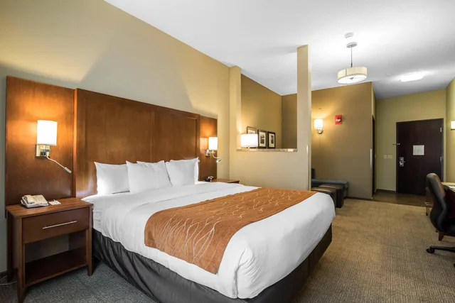 جناح بسرير كينج مع أريكة، Comfort Inn & Suites Sayre, PA 8/10