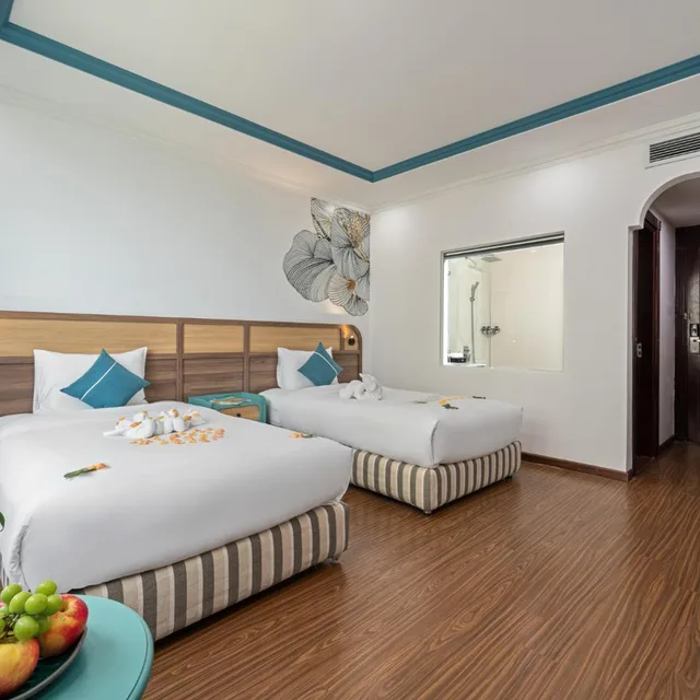غرفة بريميوم بسرير مزدوج أو سريرين منفصلين بإطلالة جزئية على البحر، PARACEL DANANG HOTEL 7/10