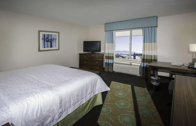 غرفة بسرير مزدوج بإطلالة، Hampton Inn and Suites Suisun City Waterfront 1/2