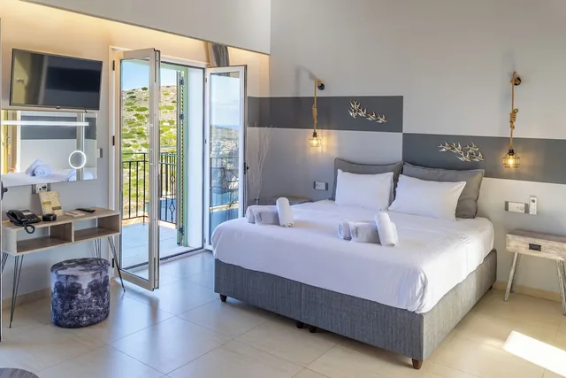 جناح تنفيذي بسريرين منفصلين بإطلالة على البحر، Petani Bay Hotel 5/10