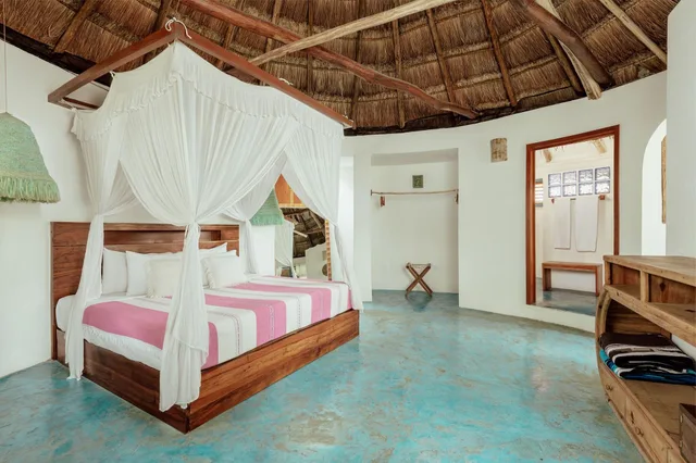 جناح بسرير كينج بإطلالة على البحر، Hotel Dos Ceibas Eco Retreat Tulum 2/8