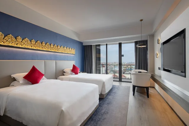 غرفة ديلوكس بسريرين منفصلين، Tian Yi International Hotel 4/10
