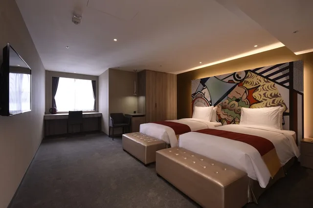 غرفة كلاسيكية بسريرين منفصلين، Green World Hotels Zhongxiao Taipei 1/6