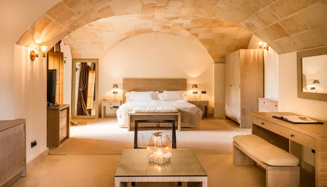 غرفة سوبيريور بسرير كوين بشرفة، Son Julia Country House Hotel 10/10
