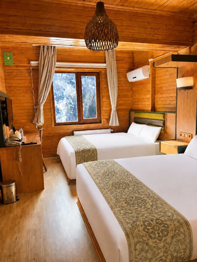 غرفة ديلوكس رباعية بسريرين مزدوجين، AYDER DOGA RESORT 9/10