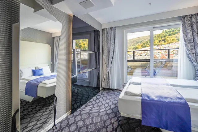 غرفة سوبيريور بسرير كوين بإطلالة على المدينة، Magic Hotel Kløverhuset 9/10