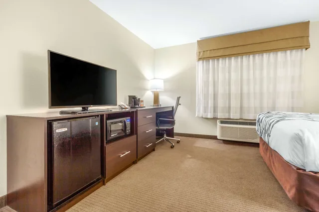 جناح بسرير كينج مع أريكة لذوي الإعاقة، Sleep Inn & Suites Lincoln University Area 3/5