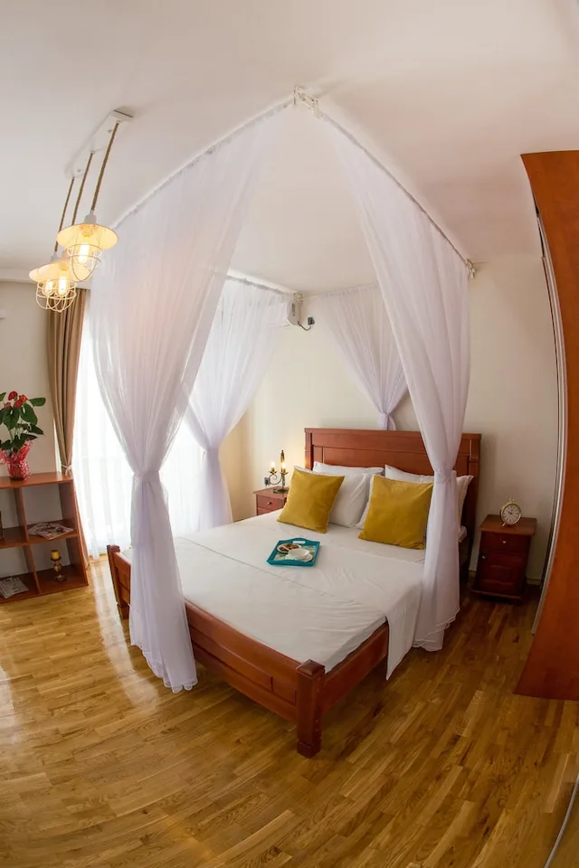 استوديو سوبيريور بسرير كوين بغرفة نوم واحدة مع أريكة، Villa Dieden 3/4